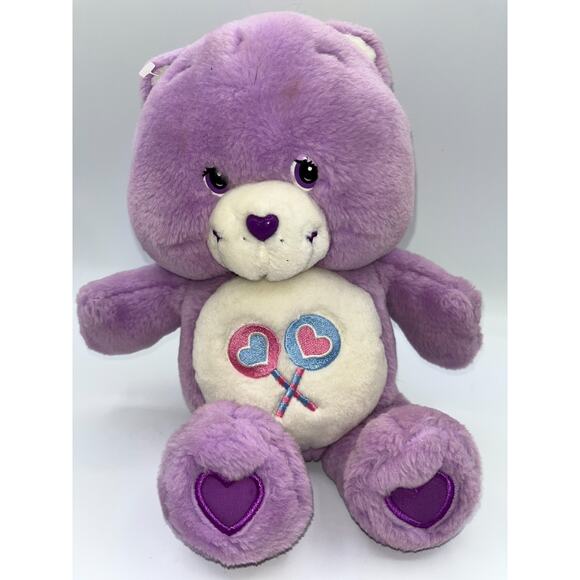 Play Along Other - Share Bear Care Bears Play Along Plush Purple Lollipops Works!